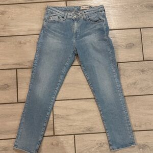 AG Adriano Goldschmied Light Wash Skinny Jeans